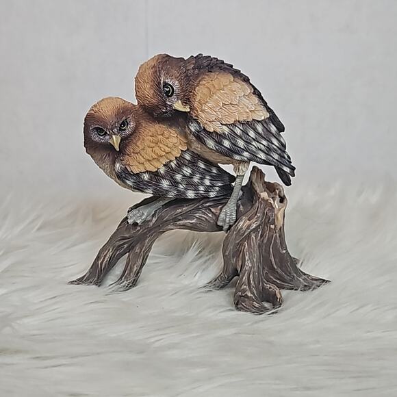 Owl Figurine Hamilton Collection Natures Precious Moment - Picture 1 of 5